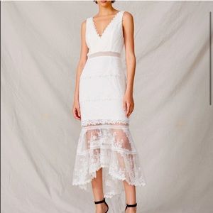 Allen Schwartz Deep V Maxwell dress